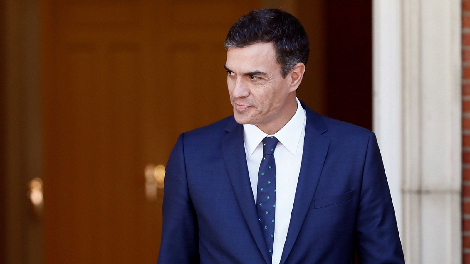 Pedro Sánchez, en el Palacio de La Moncloa