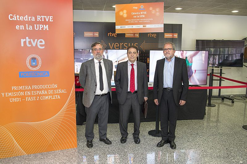 La Cátedra RTVE en la UPM presenta la primera producción y emisión en España de señal UHD1-Fase 2 completa