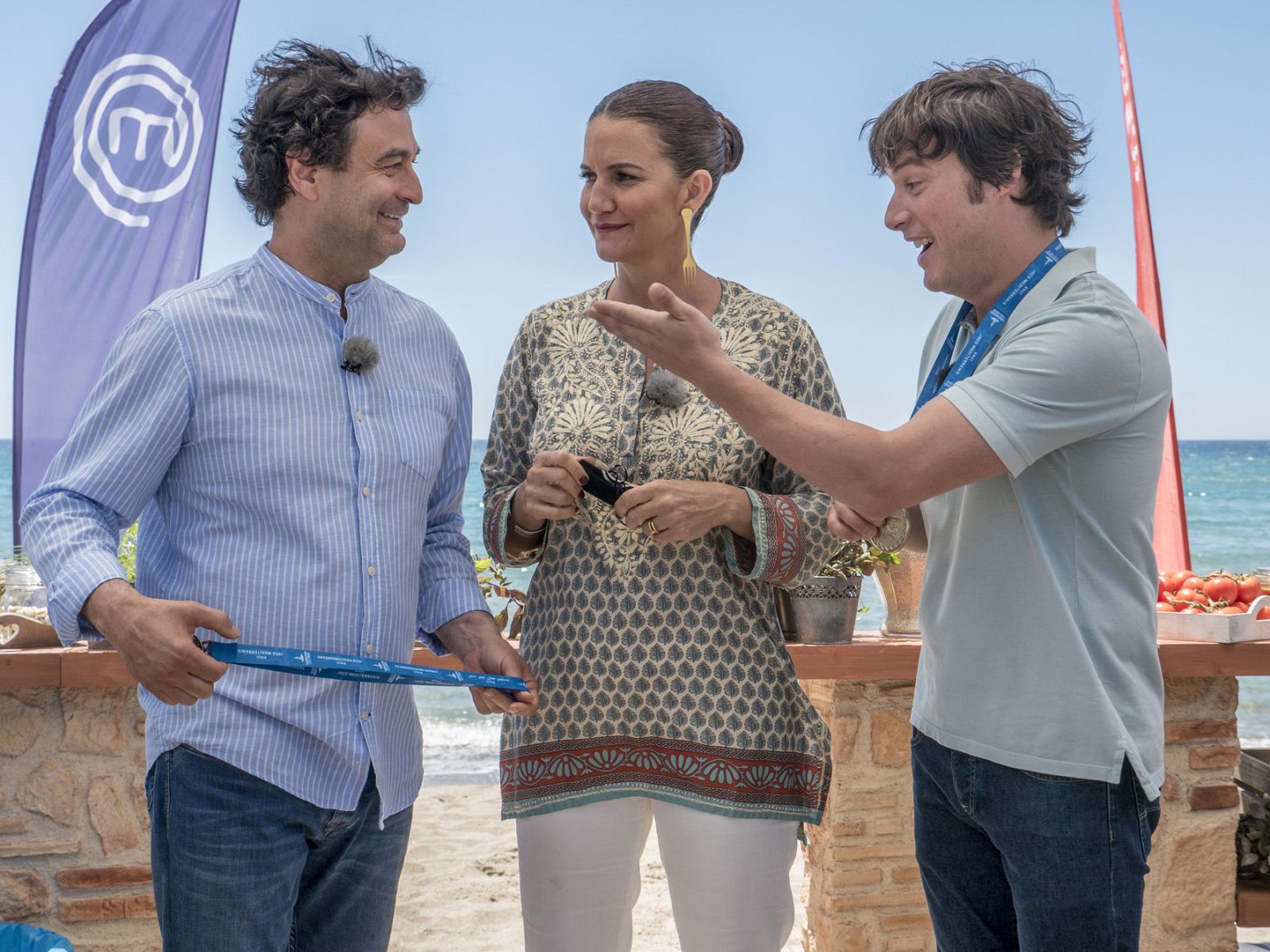 Pepe, Jordi y Samantha en Tarragona