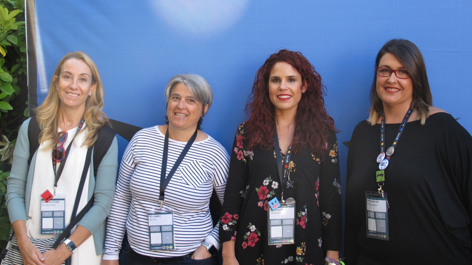 Myriam Ballesteros, Belli Ramírez, Deneb Sabater y Nathalie Martínez en el 3D Wire