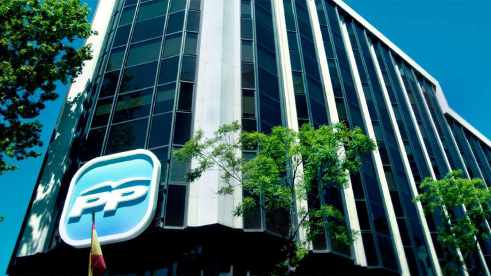 Imagen de la sede del PP en la calle Génova