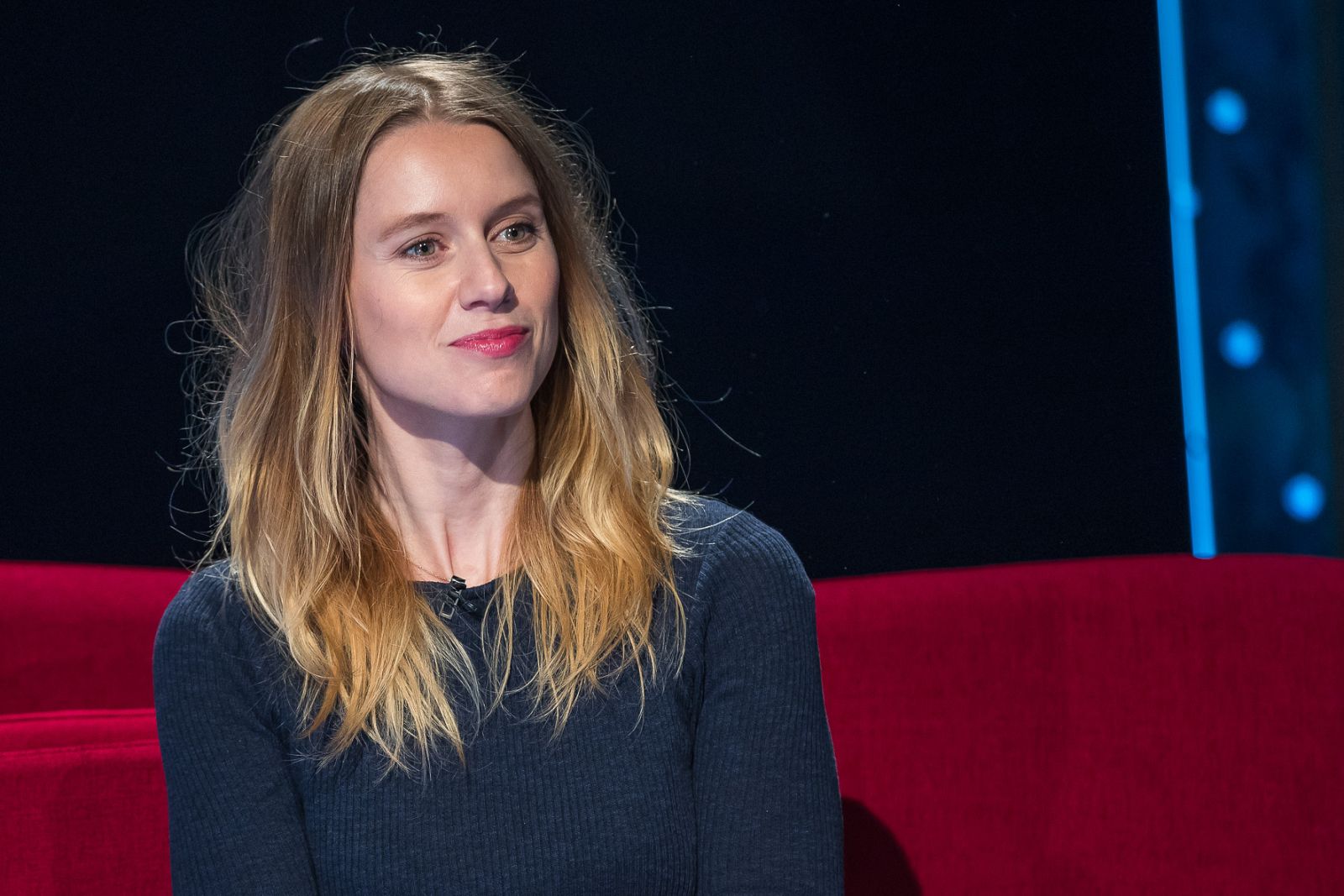 Manuela Vellés en el plató de '¡Atención Obras!'