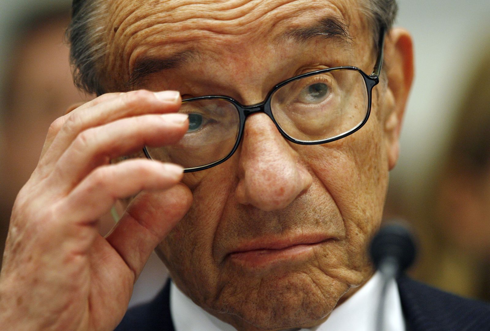 Greenspan testifies at House Oversight and Government Reform Committee hearing in Washington
