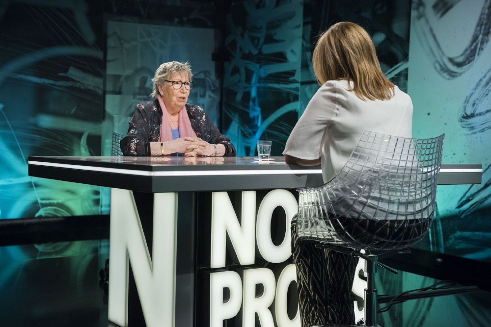 Joana Biarnés visita 'Noms propis'