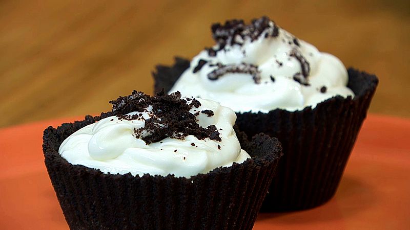 Crema de chocolate y galletas