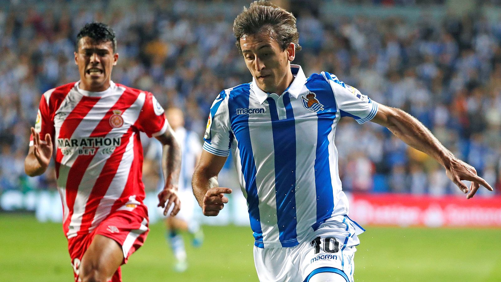 Real Sociead y Girona empatan en Anoeta