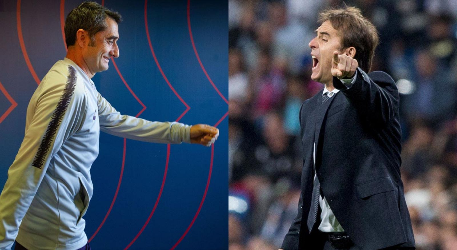 Barcelona y Real Madrid se enfrentan en el primer Clásico de la temporada en el Camp Nou.