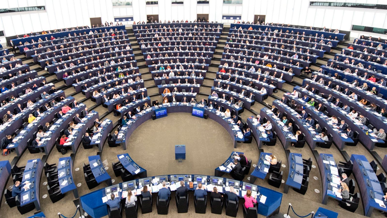 Votación en el pleno del Parlamento Europeo