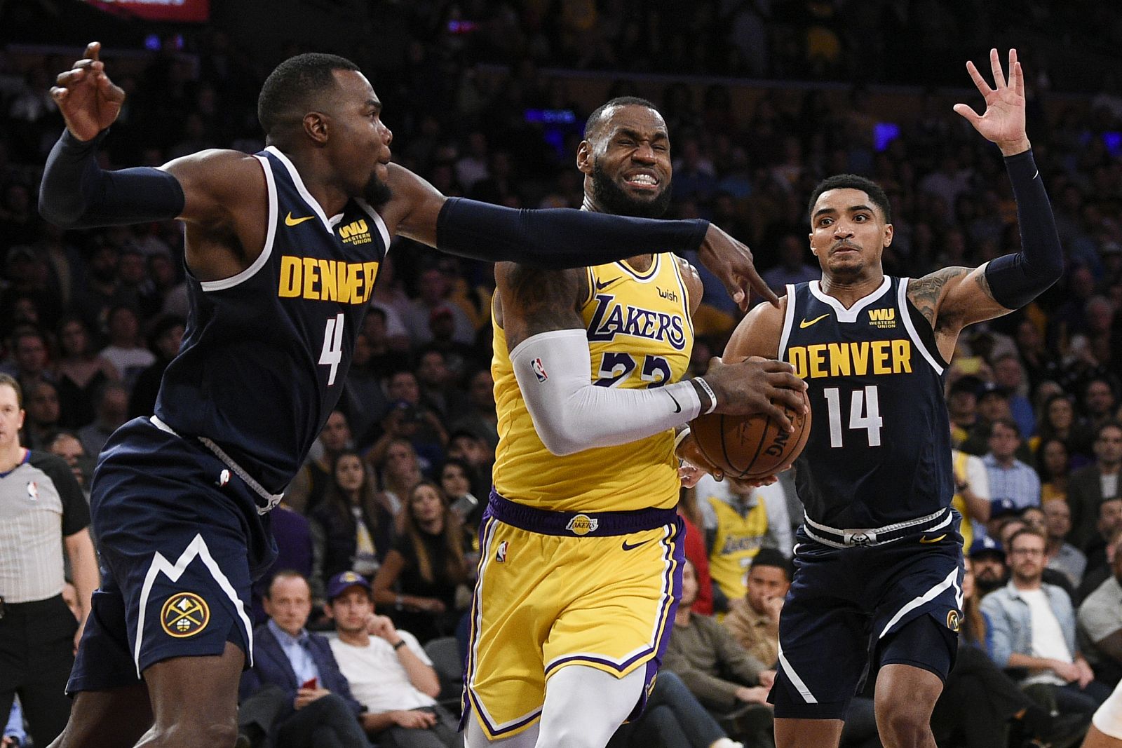NBA: Denver Nuggets at Los Angeles Lakers