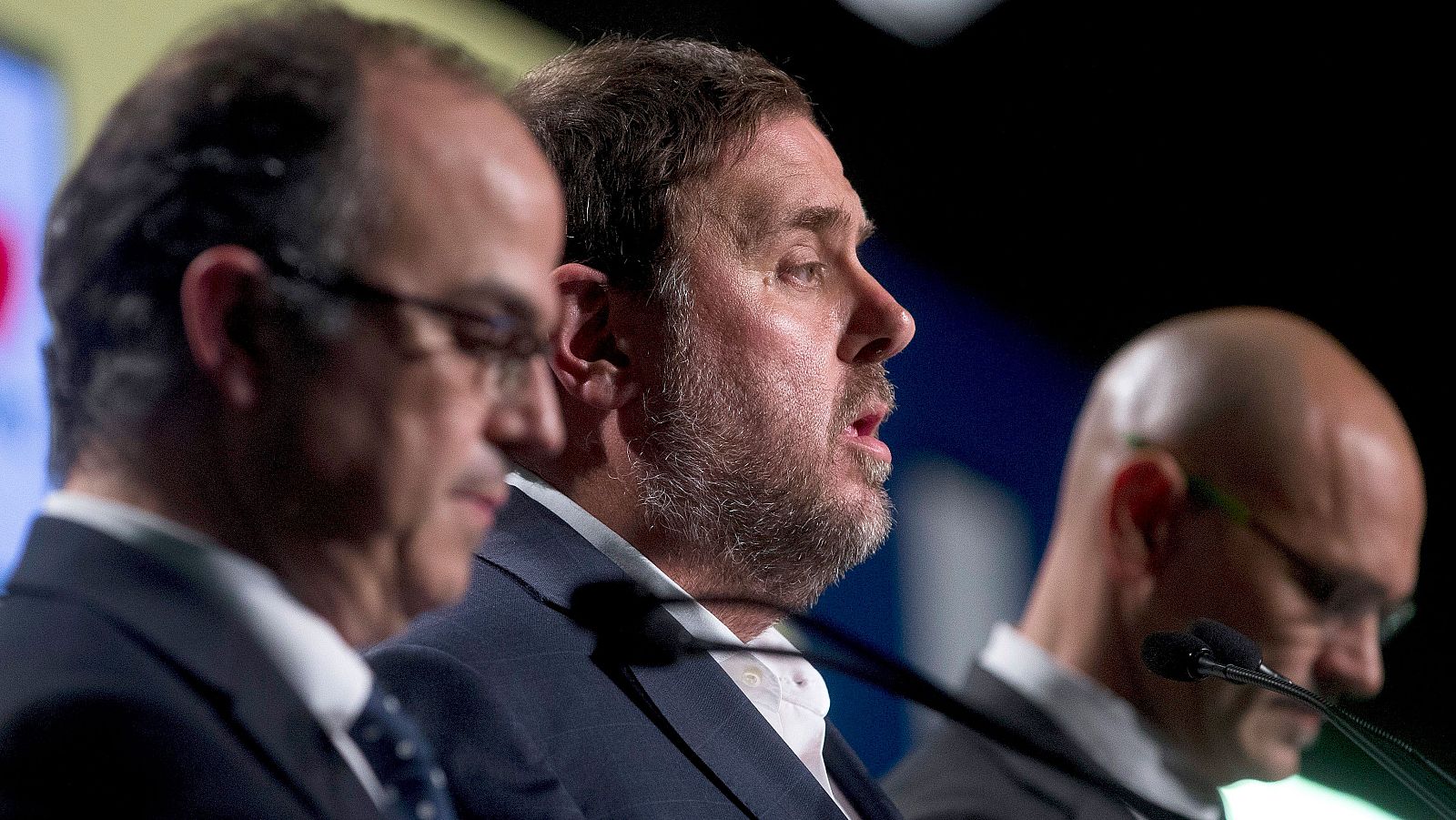Junqueras, Turull y Romeva, procesados en el juicio del 'procés'