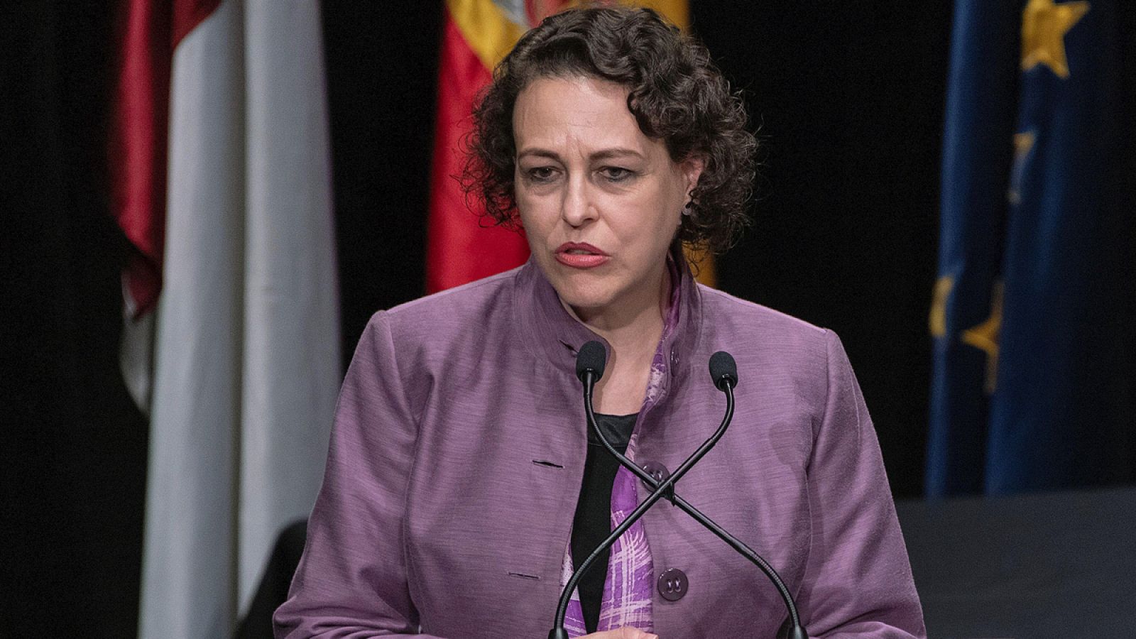 La ministra de Trabajo, Magdalena Valerio