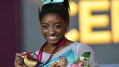 Simone Biles, campeona del mundo de Gimnasia