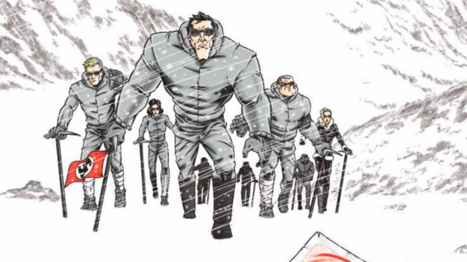 Fragmento de la portada de 'El enigma de Sagarmatha'