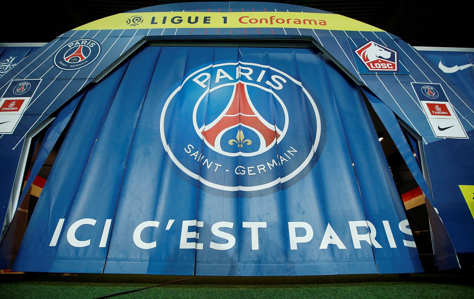 El estadio del Parque de los Príncipes, donde juega el PSG