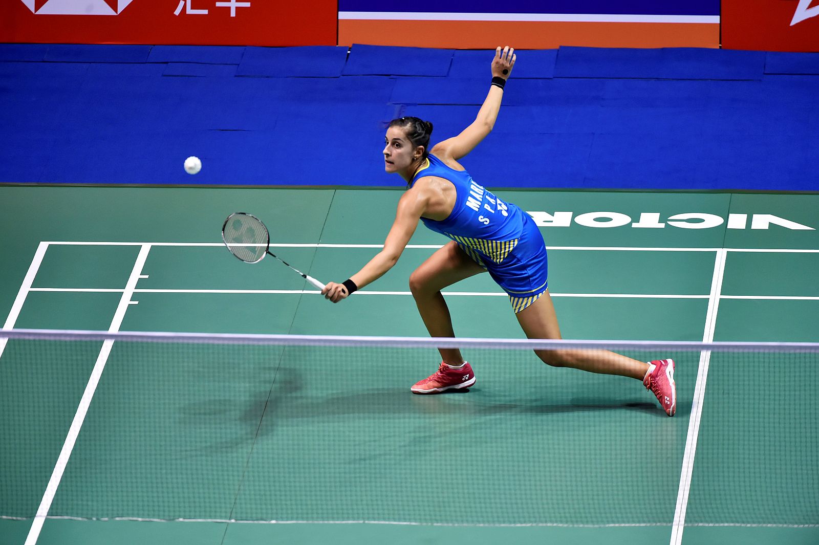 La española Carolina Marín se despide del Abierto de China en semis.