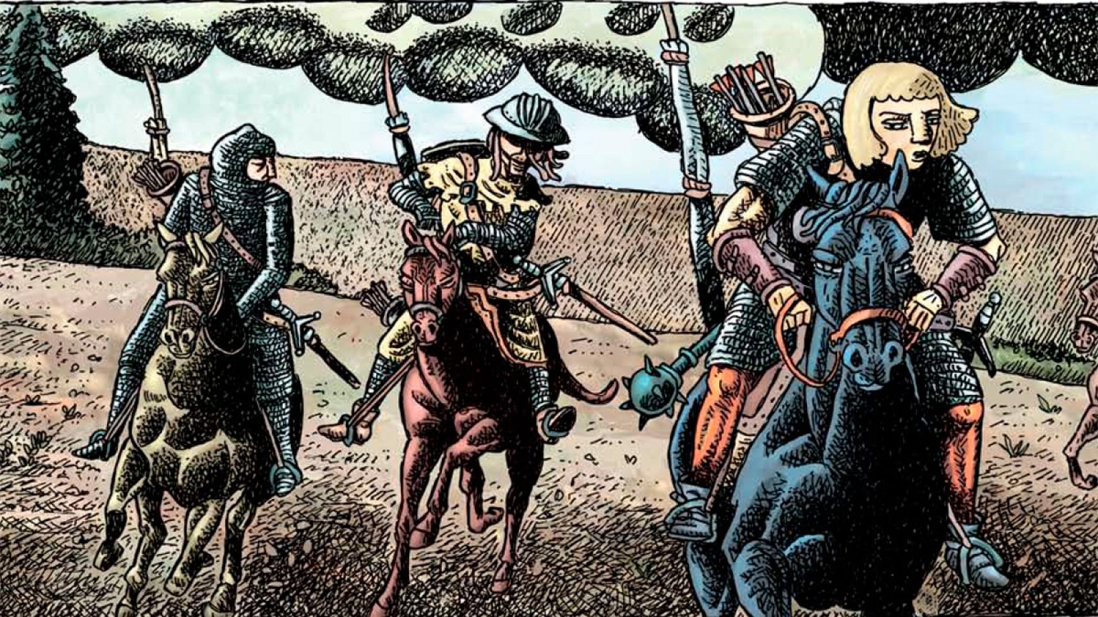 Viñeta de 'Orlando y el juego'