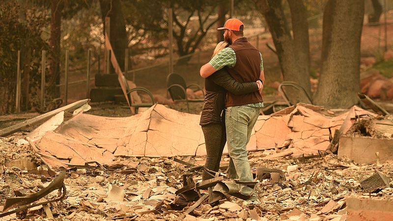 El incendio del norte de California se convierte en el más letal de la historia de este estado con 42 muertos