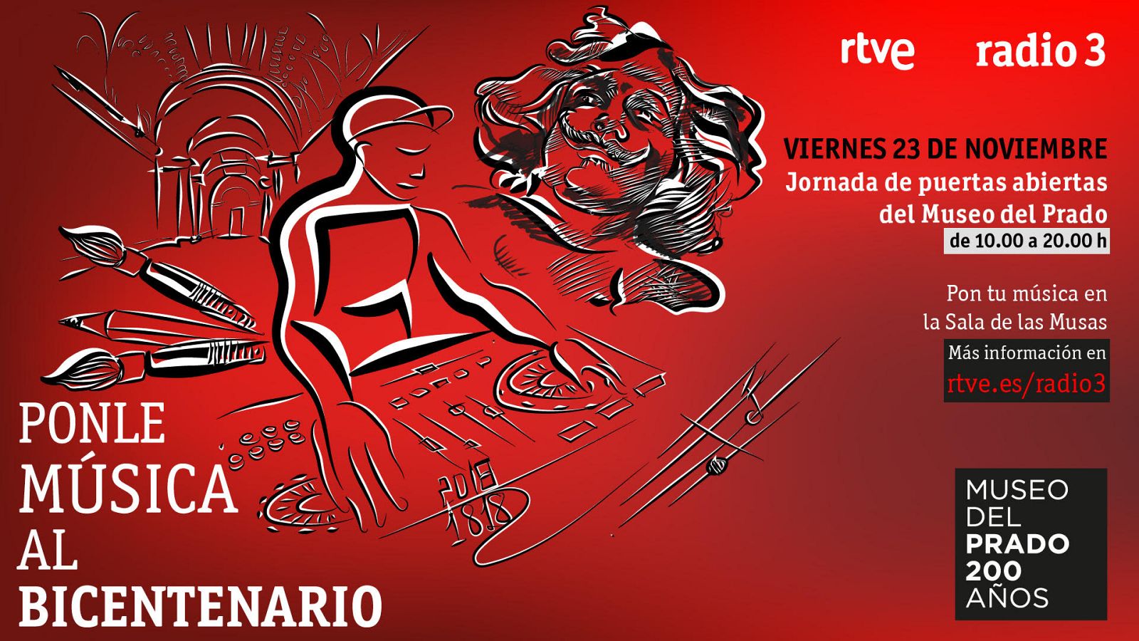 El viernes 23 tú puedes ser un Dj en el Museo del Prado