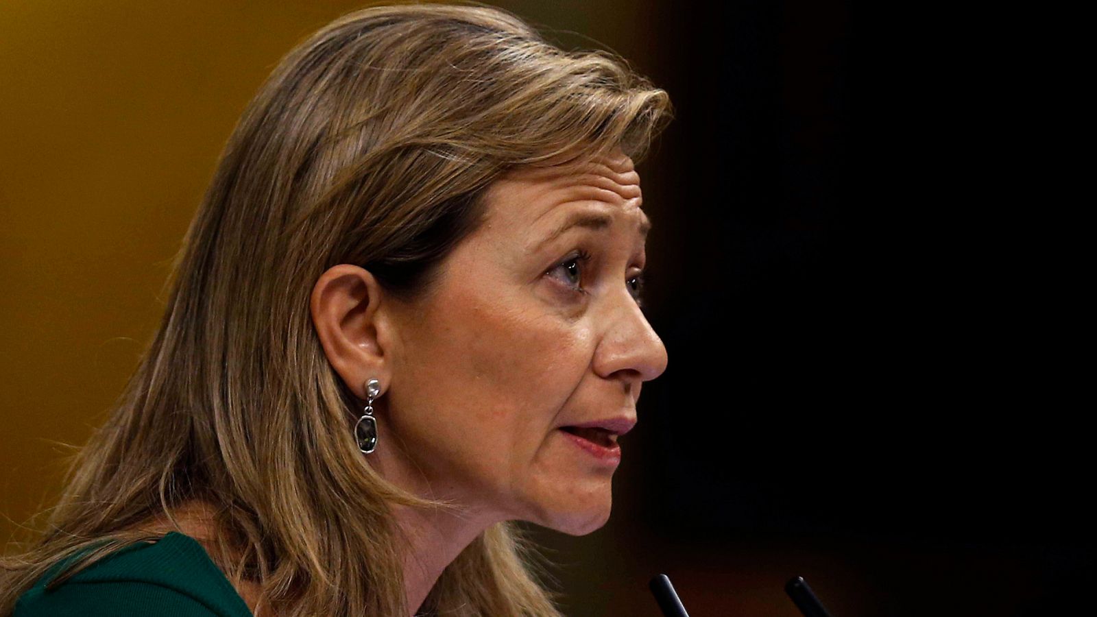 La juez Victoria Rosell, en una imagen de 2016, cuando era diputada de Podemos en el Congreso.