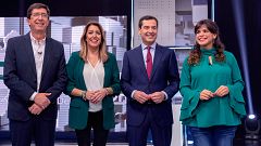 Los candidatos sacan los ERE y la Gürtel y se reprochan mutuamente ser cómplices de la corrupción