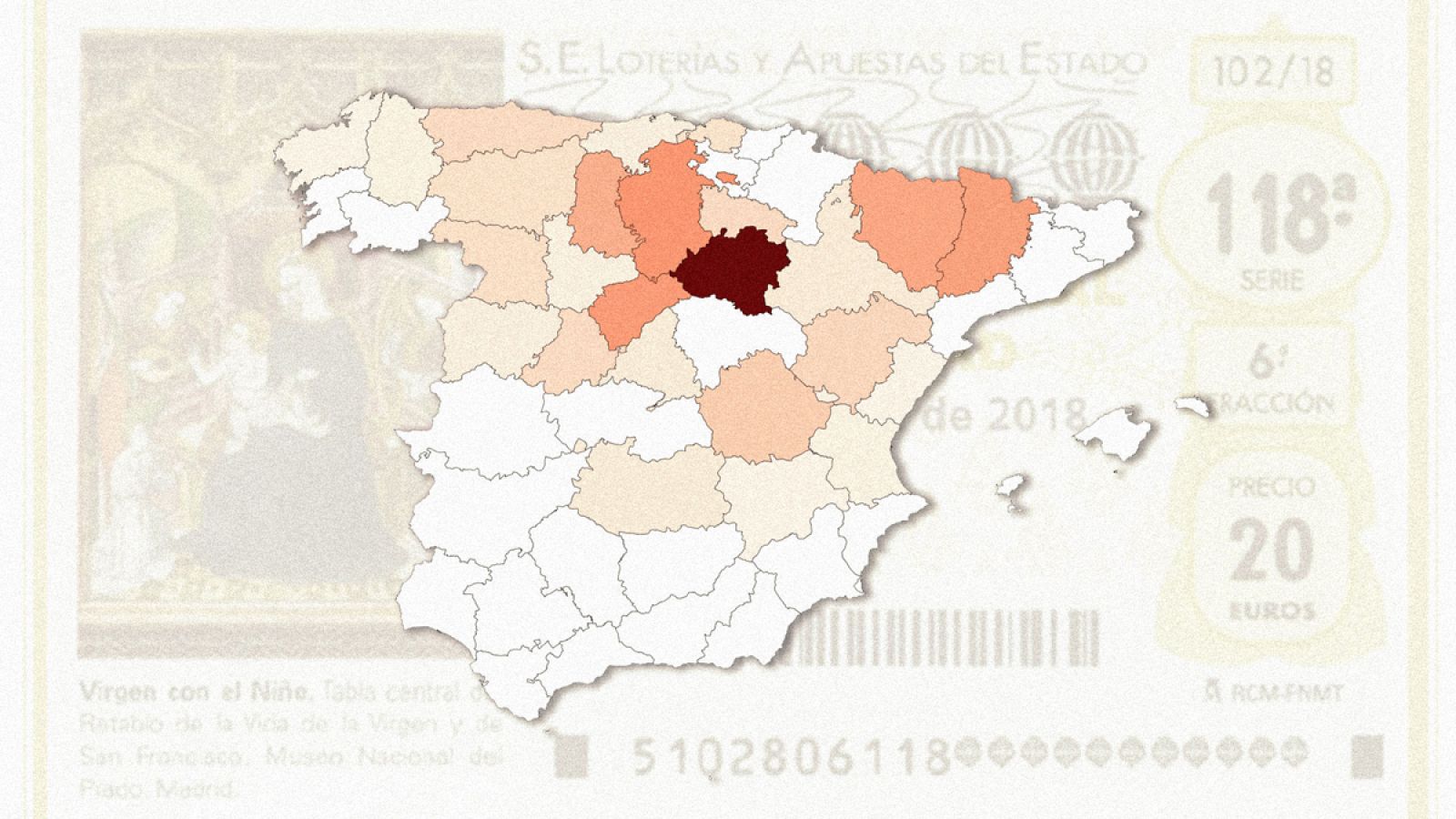 Mira los mapas con el gasto total y por habitante detallado por provincias