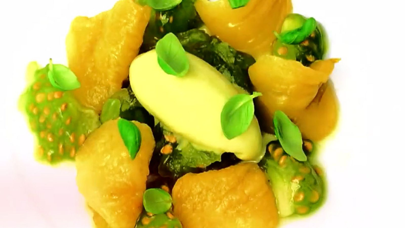 Salmorejo de tomates verdes