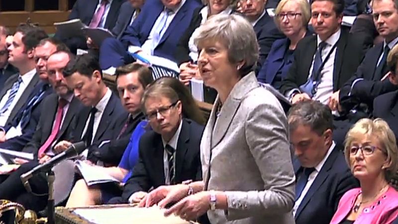 Theresa May advierte a España de que protegerá la "soberanía británica" de Gibraltar