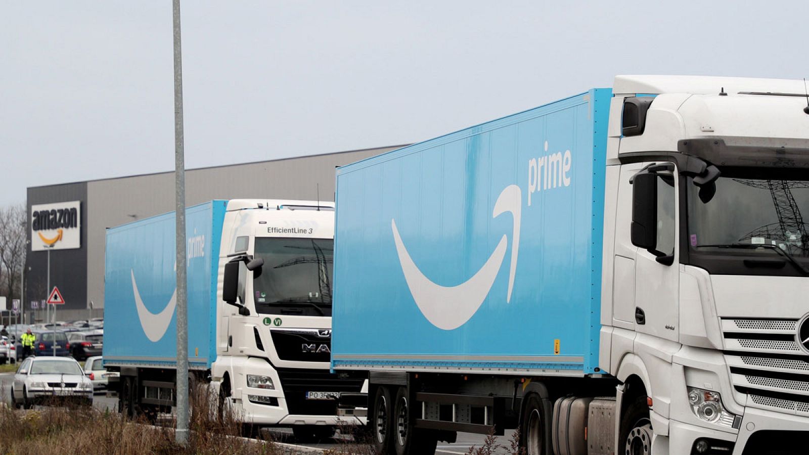 La primera jornada de huelga de los trabajadores de Amazon en el Black Friday