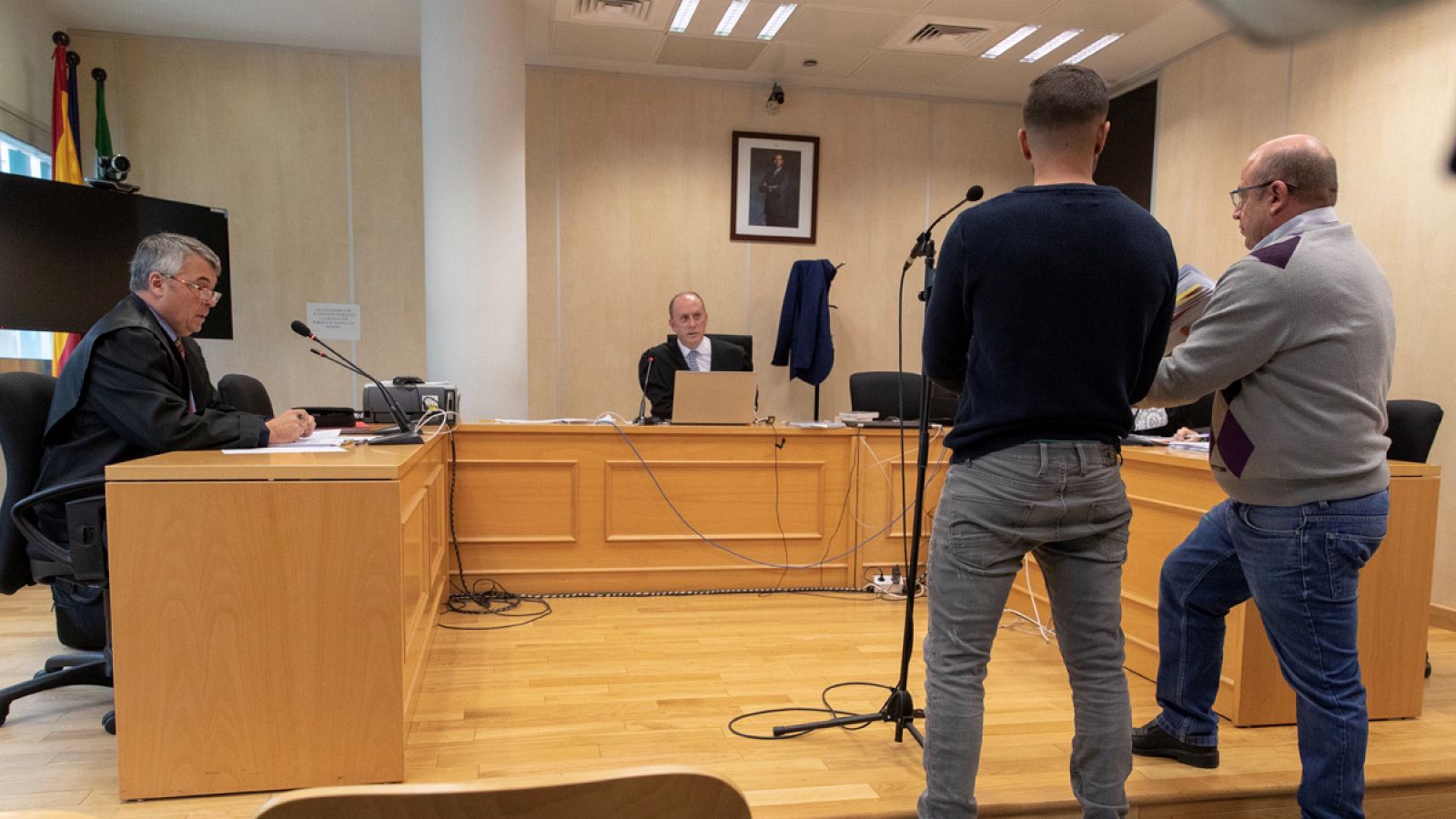 Ángel Boza durante el juicio celebrado en Sevilla