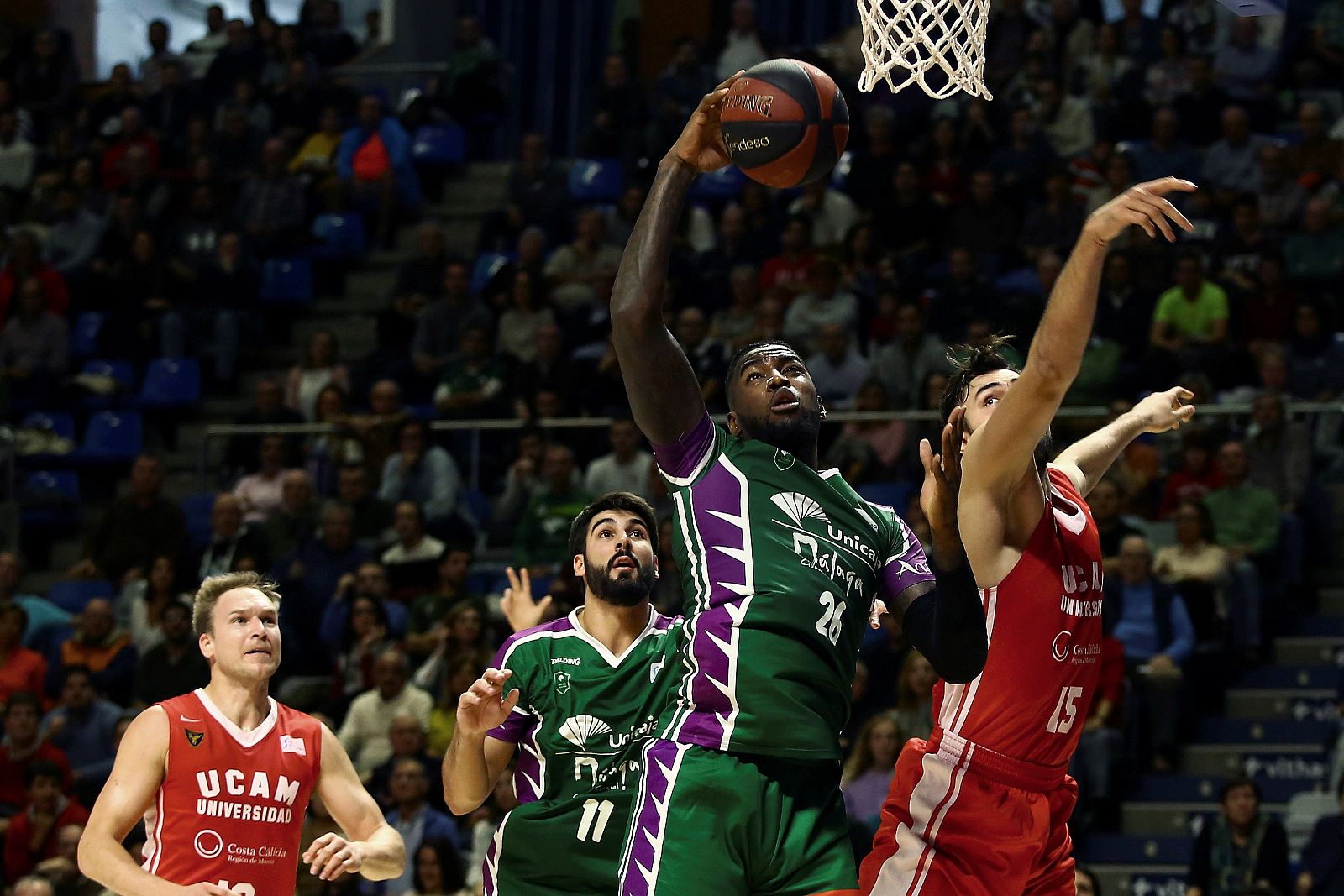 Lance del Unicaja - UCAM Murcia