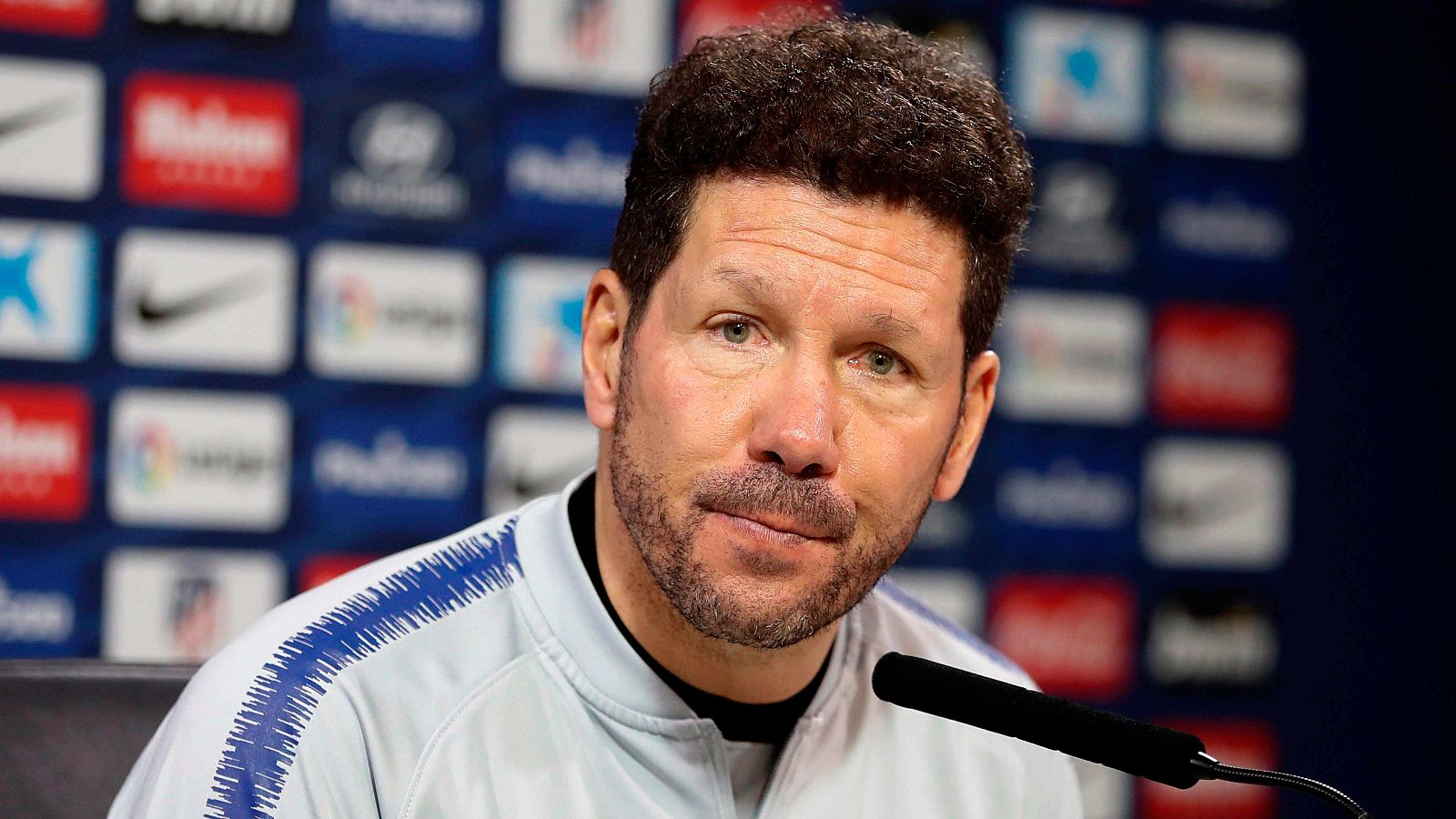 Simeone en rueda de prensa