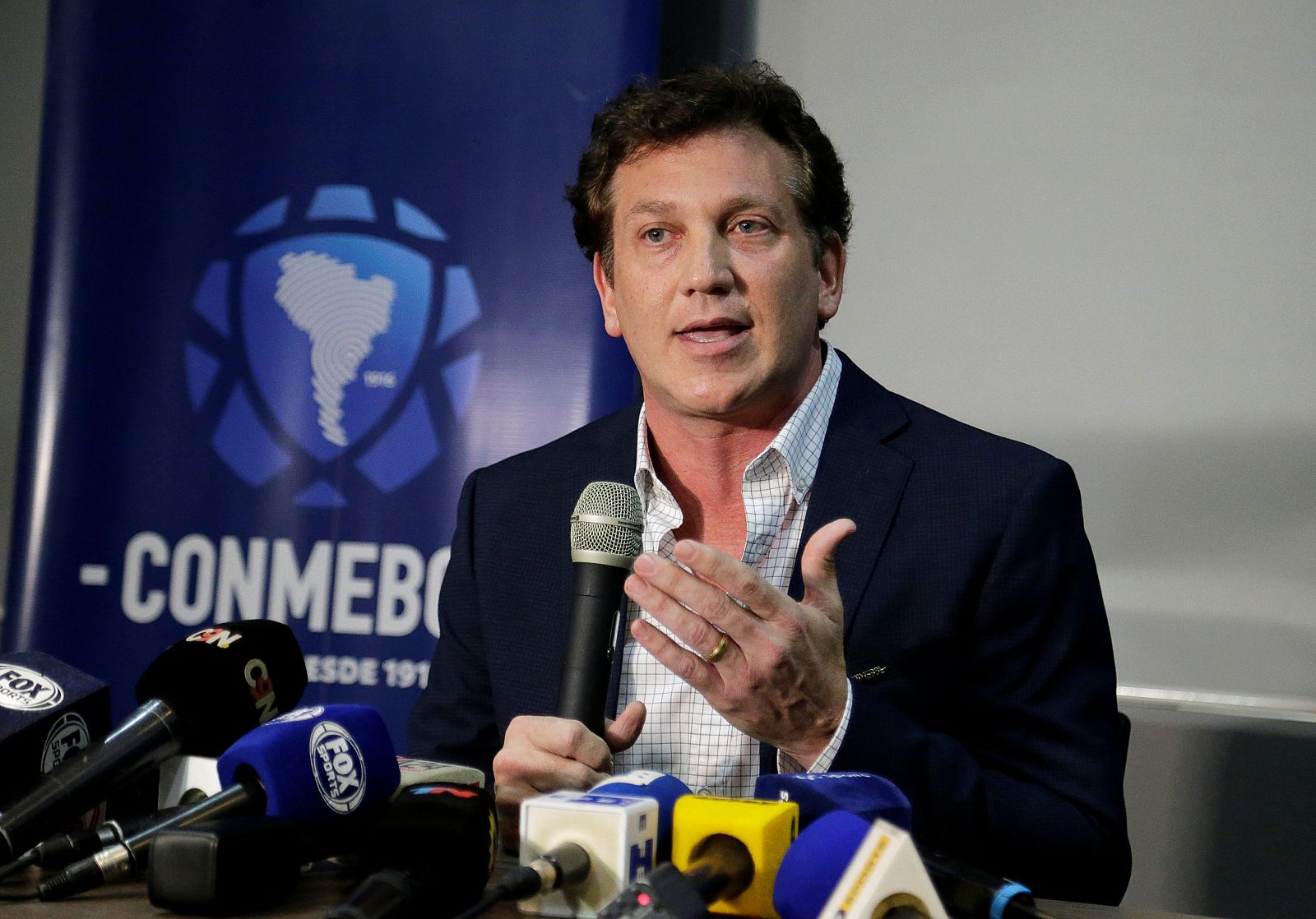 El Presidente de Conmebol Alejandro Domínguez