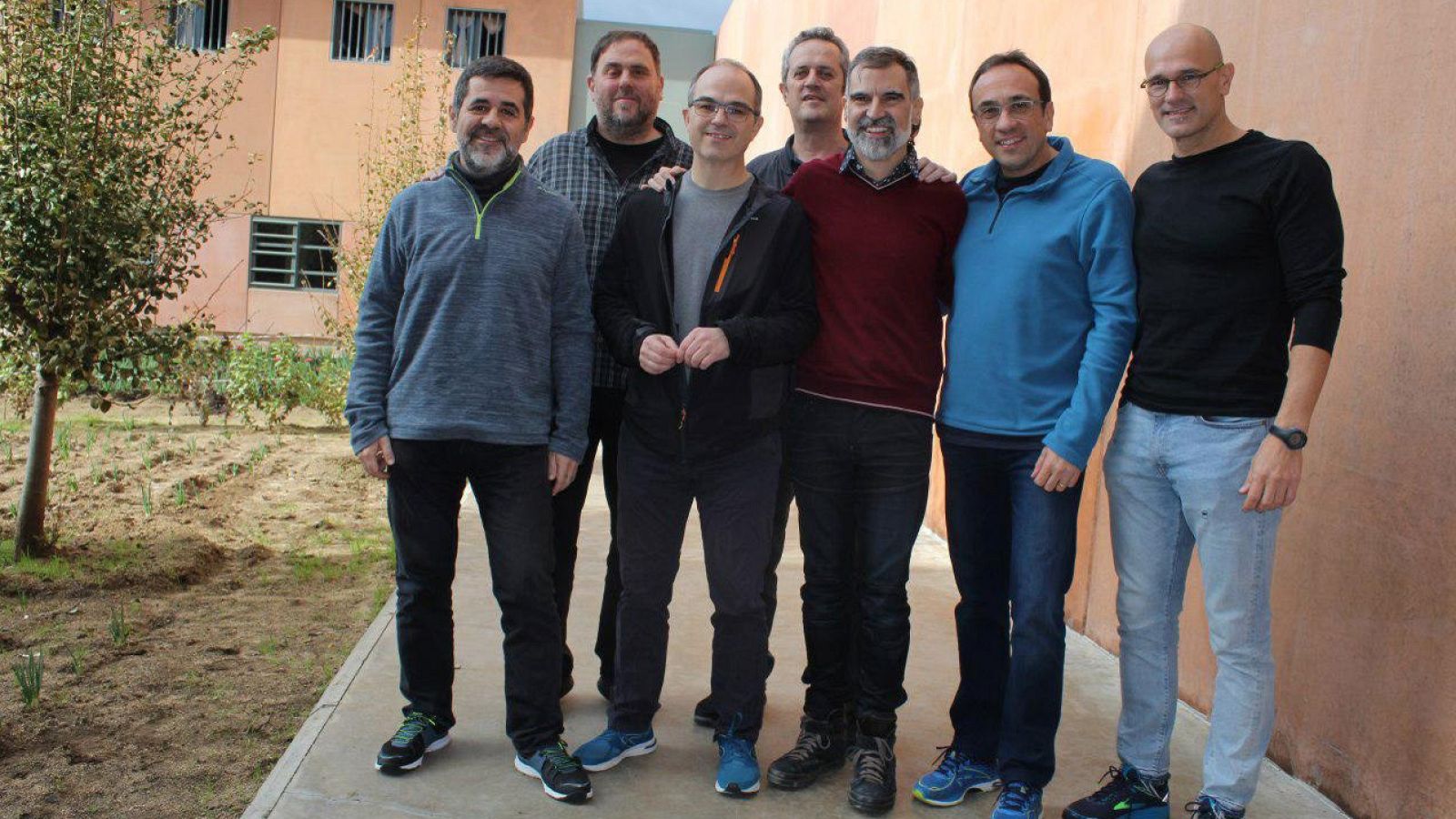 Los políticos catalanes presos de la cárcel de Lledoners