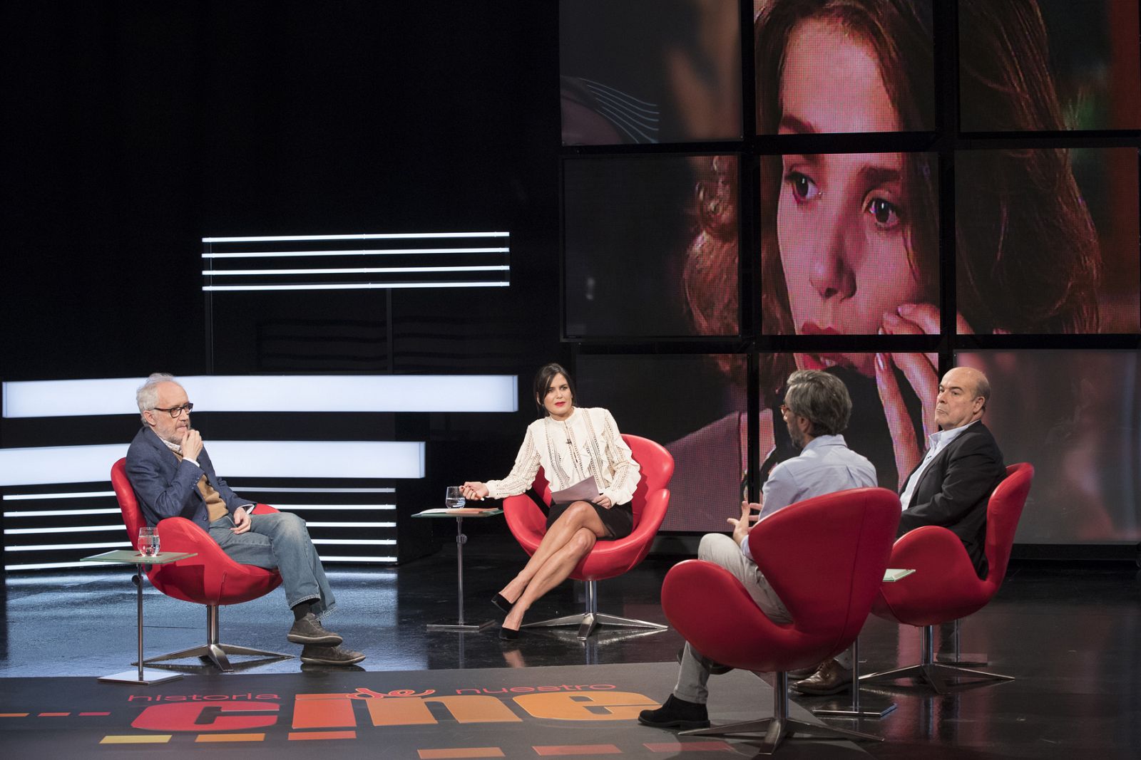 Coloquio sobre el precio de la fama, en Historia de Nuestro Cine