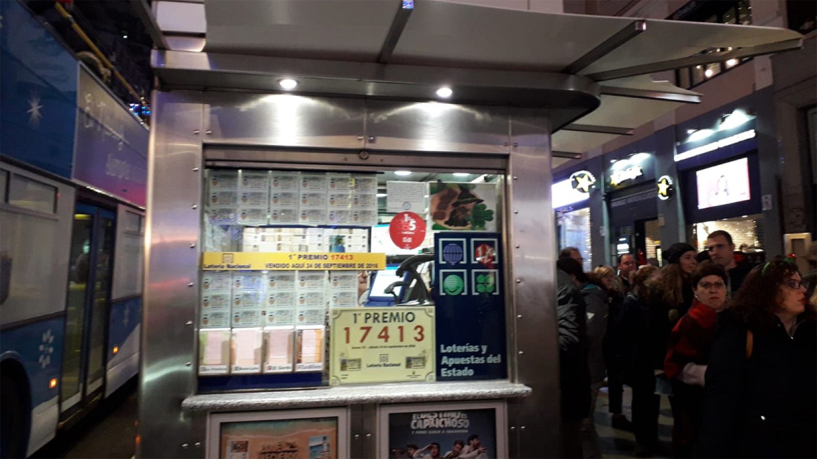 Despacho de la Gran Vía madrileña que vendió el Gordo en 2016