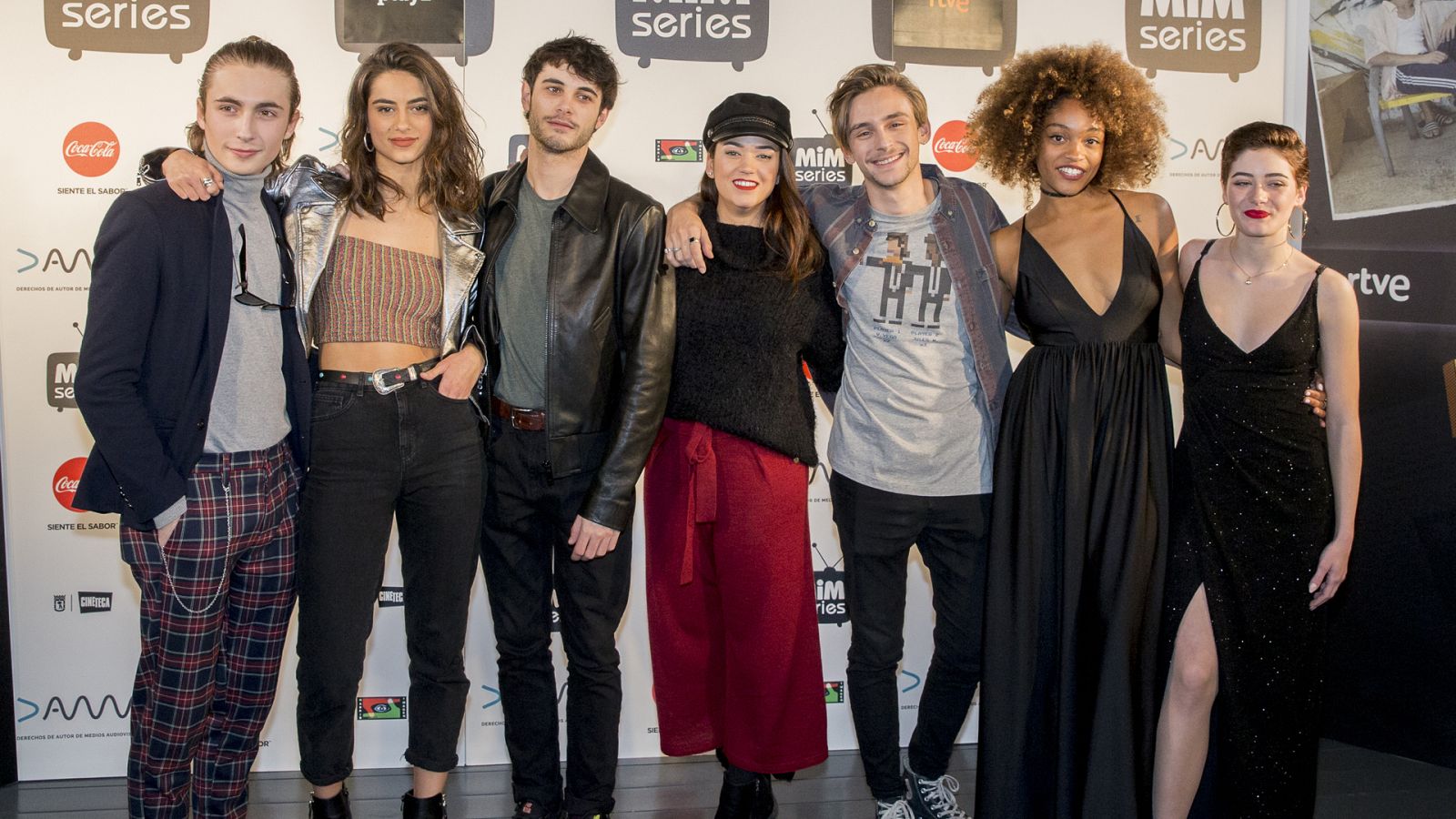 El reparto de 'Boca Norte', en el photocall del MiM Series