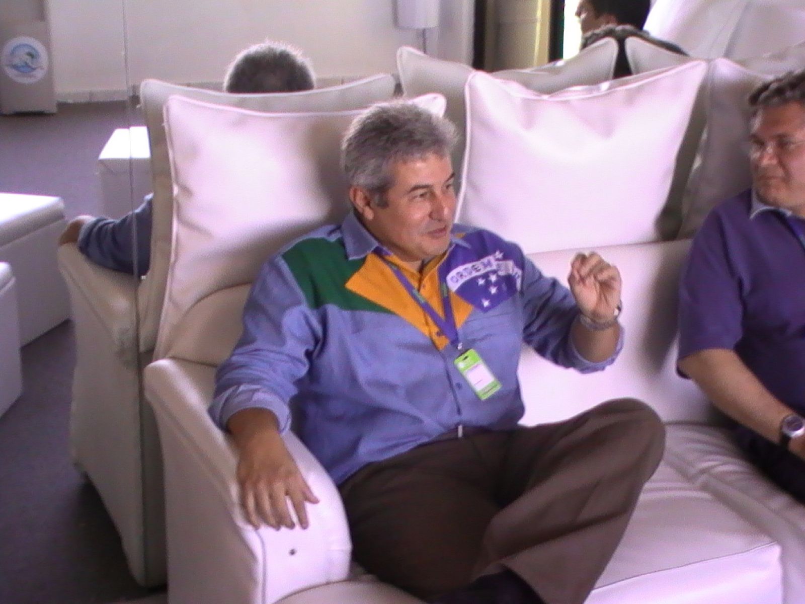 El astronauta brasileño Marcos Pontes