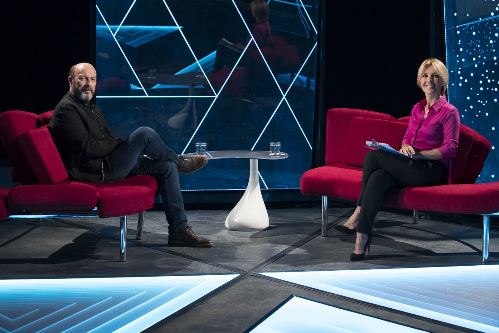 Javier Ruibal con Cayetana Guillén Cuervo