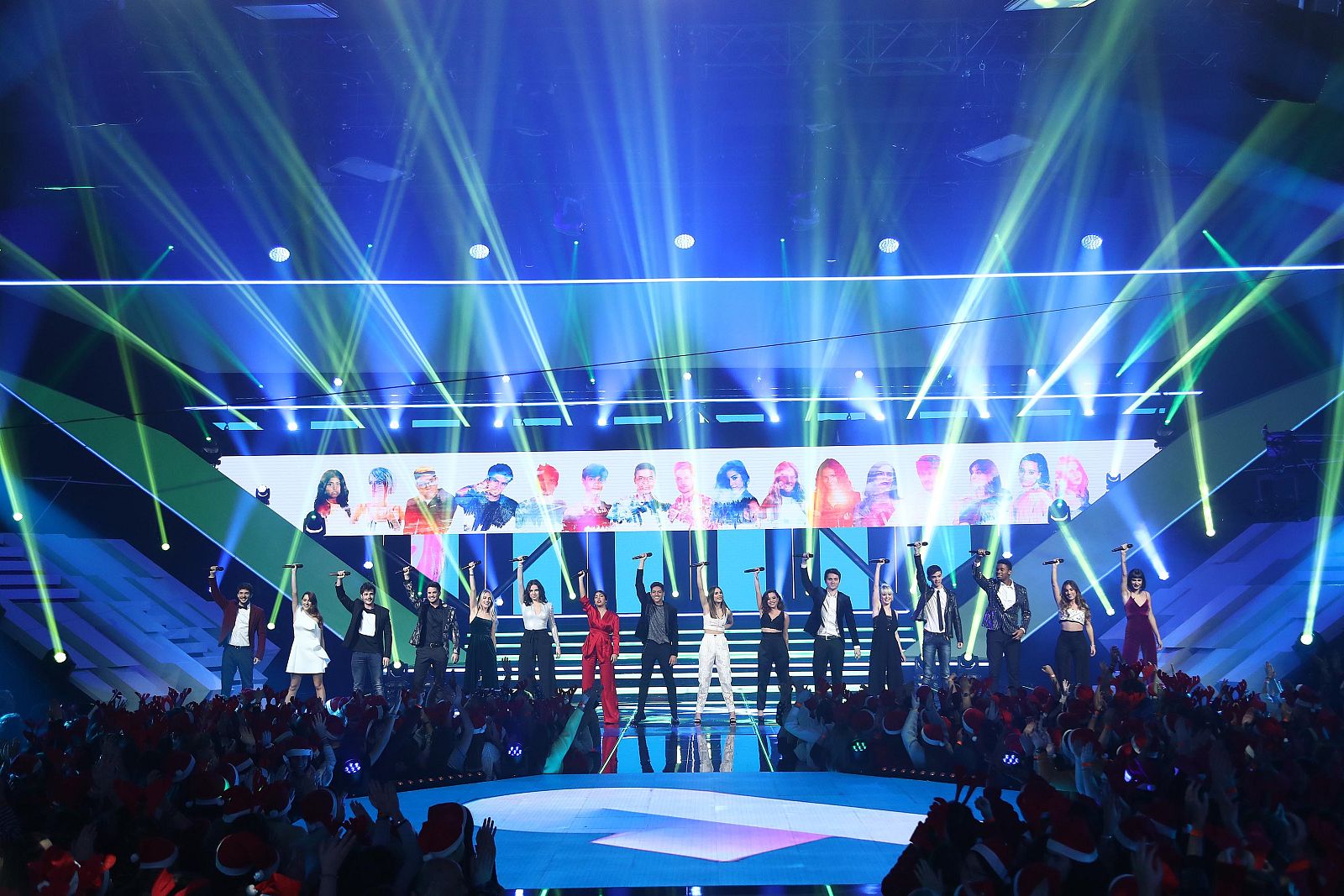 Los chicos de OT celebran la navidad en La 1