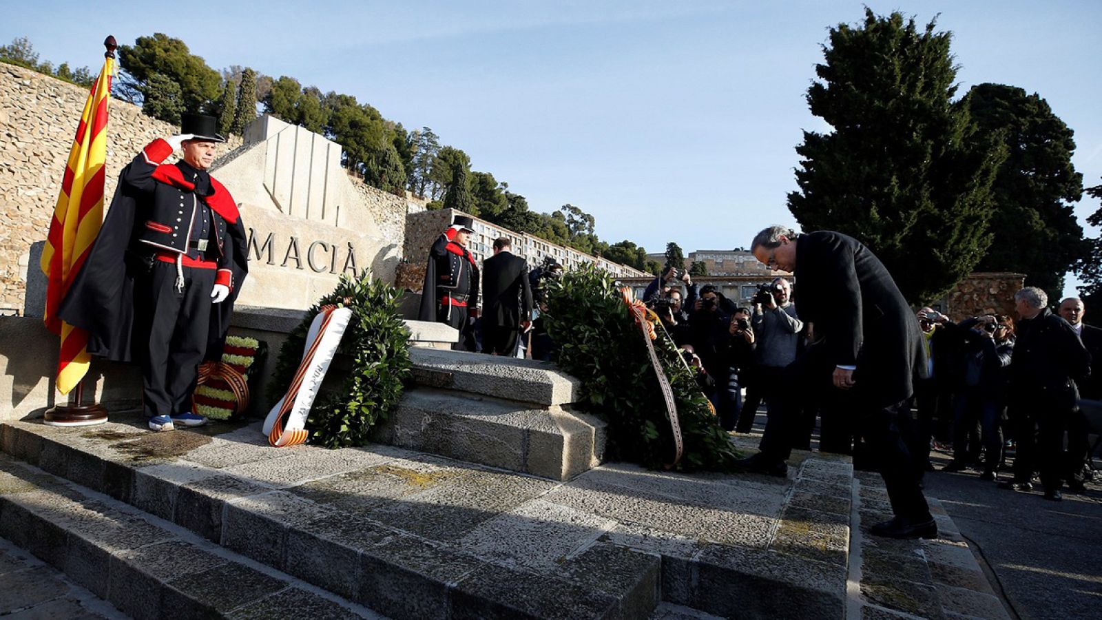 Torra advierte al rey que en Cataluña "no hay un problema de convivencia"