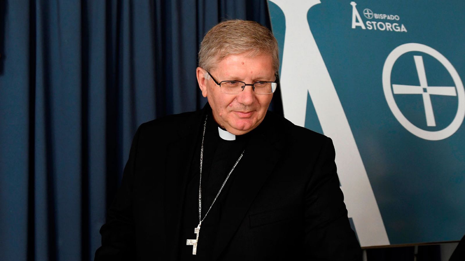 El obispo de Astorga (León), Juan Antonio Menéndez, en una imagen de archivo