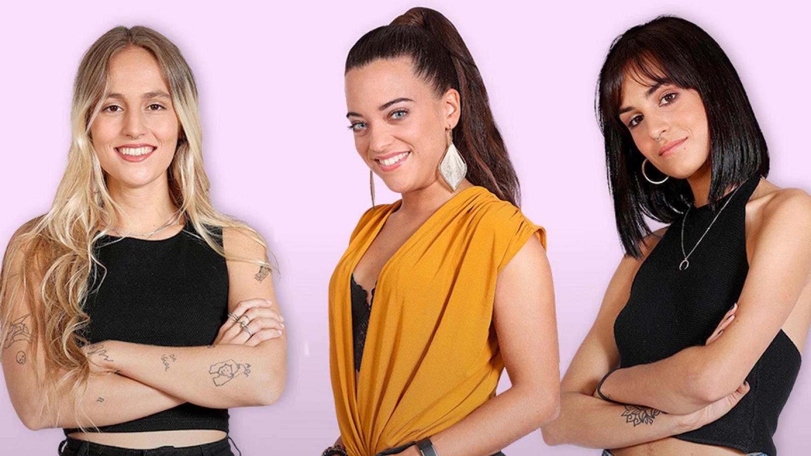 De izq a der.: María, Natalia y Noelia