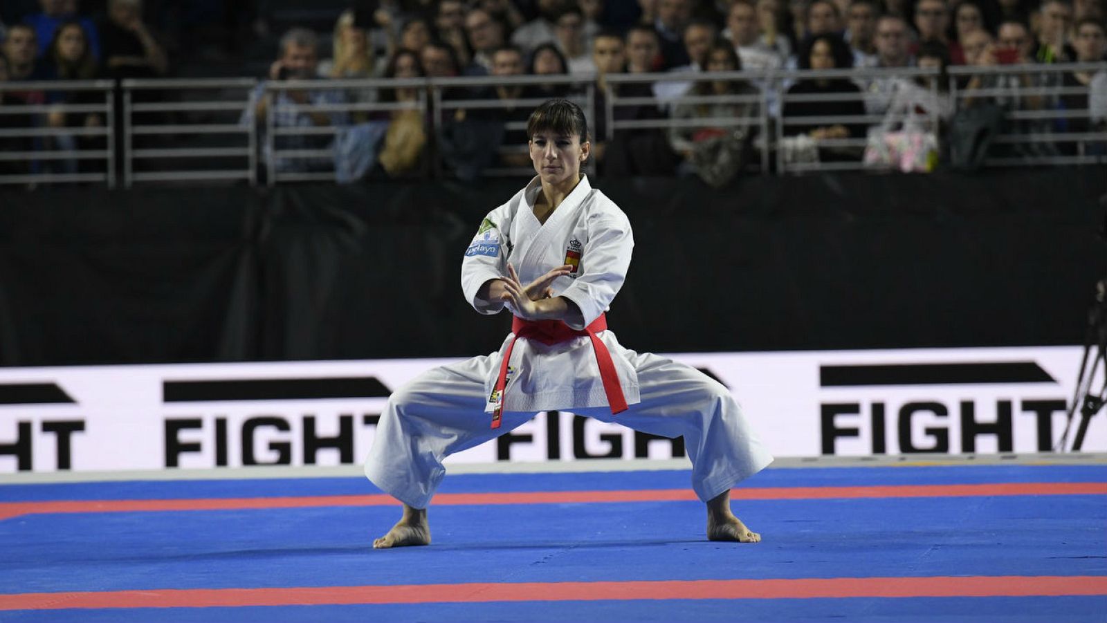 La campeona del Mundo de Kárate, Sandra Sánchez.