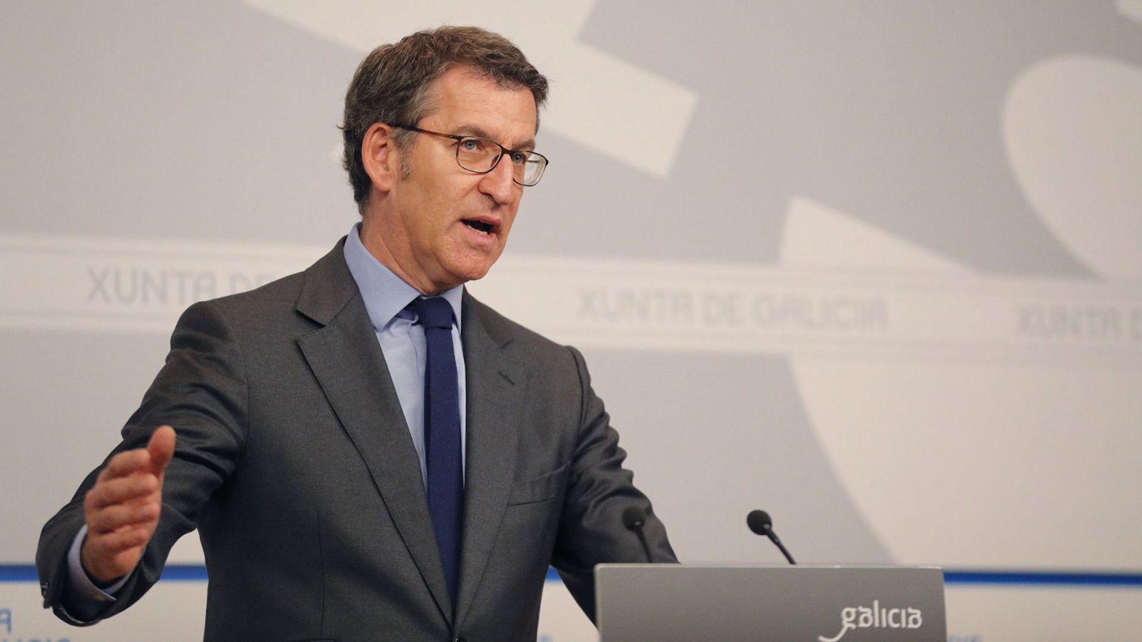 El presidente de la Xunta y del PP gallego, Alberto Núñez Feijóo en una imagen de archivo