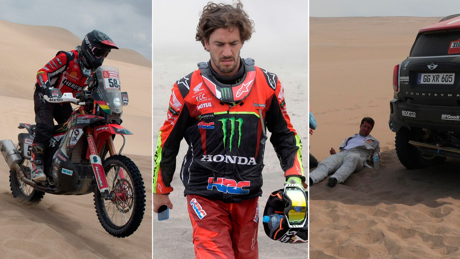 87 abandonos en cinco días de Dakar