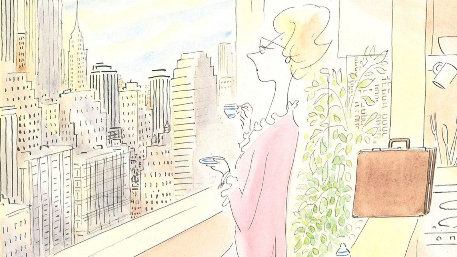 Fragmento de una portada de Sempé para 'The New Yorker'