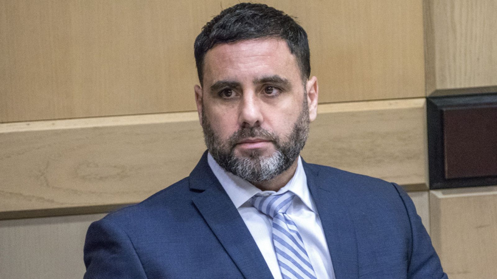 Pablo Ibar, durante su comparecencia ante el tribunal de Florida
