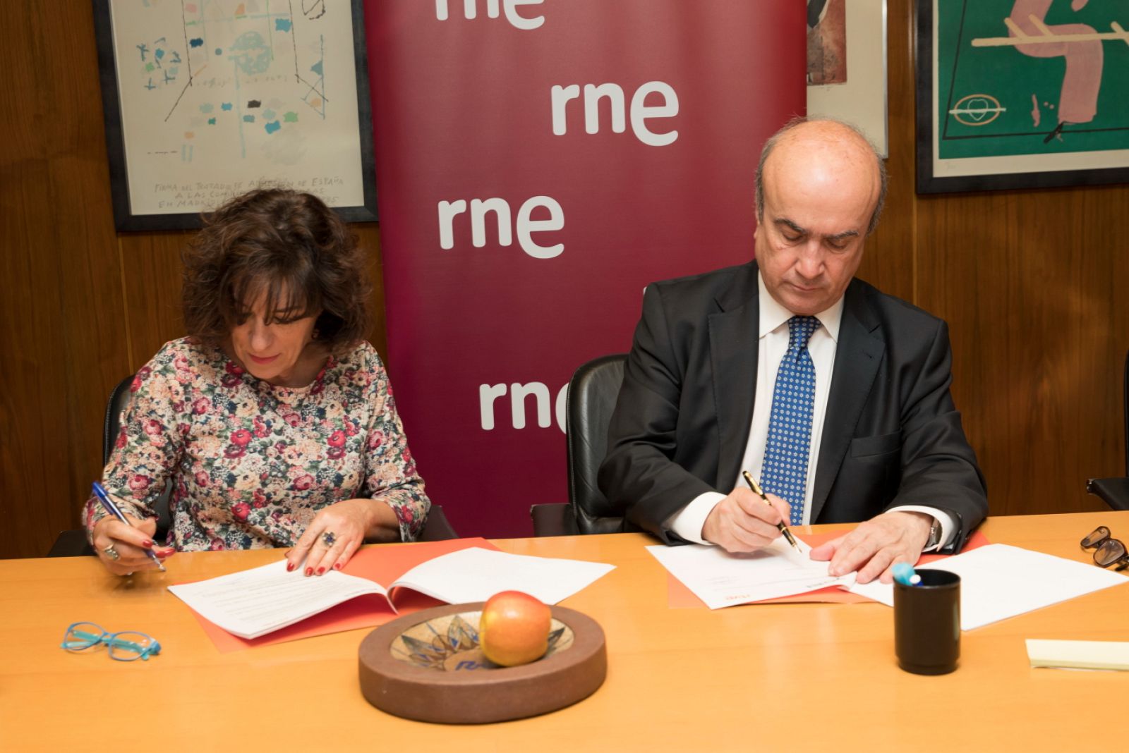 Paloma Zuriaga y Mariano Jabonero