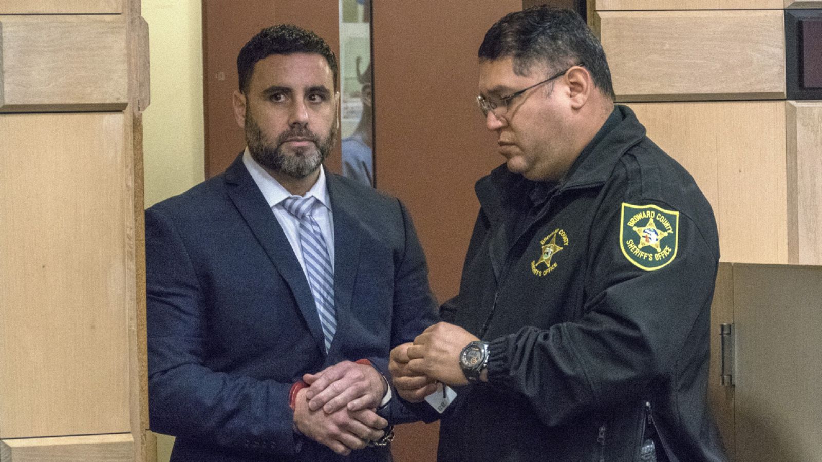 Pablo Ibar, a su llegada al juicio en Broward, Florida