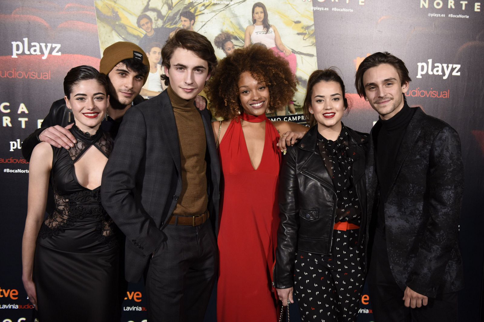 Marina Castro, David Solans, Guillermo Lasheras, Jasmine Roldán, Júlia Creus y Guillermo Campra